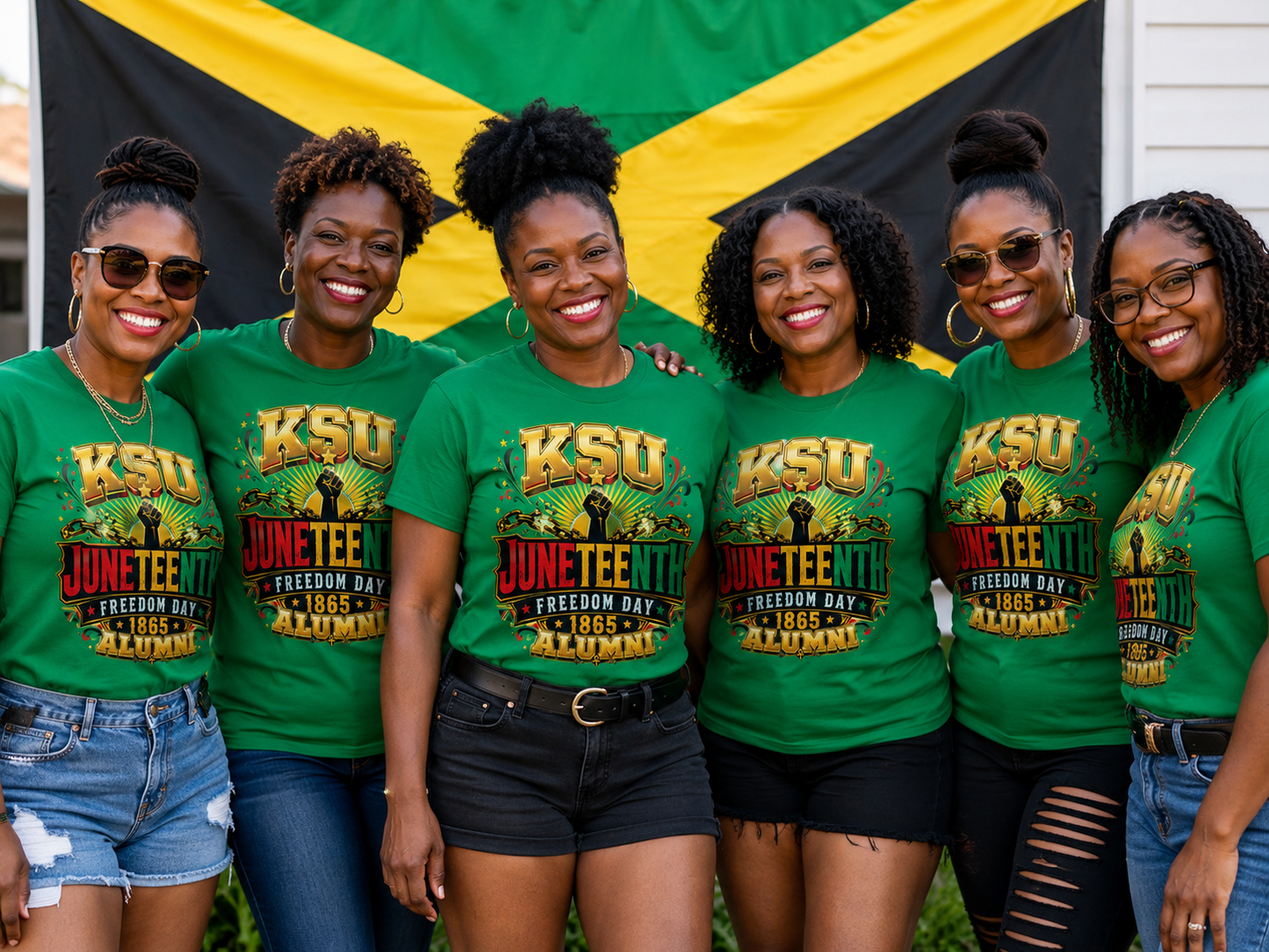 KSU Juneteenth Freedom Day 1865 Alumni Graphic T-Shirt