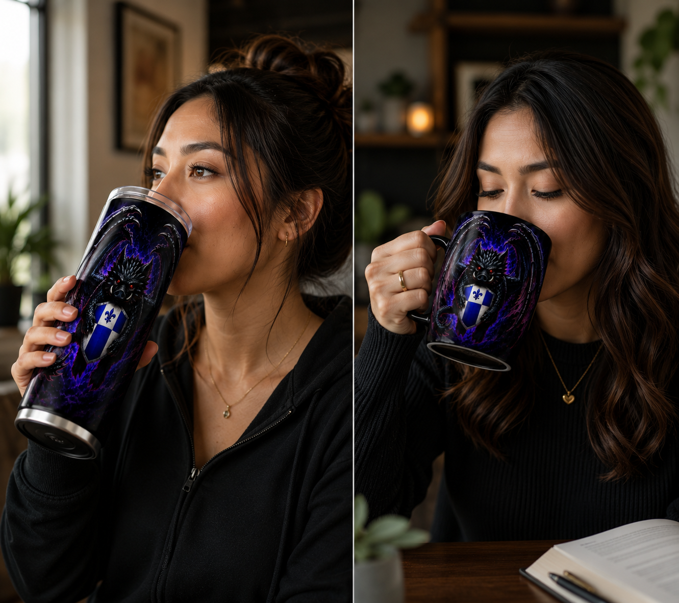 Custom Dragon Guardian Mug Set