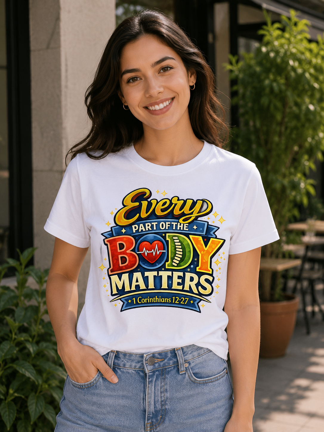 Every Part of the Body Matters – 1 Corinthians 12:27 | Christian Graphic Tee | Inspirational Faith Shirt for Men & Women