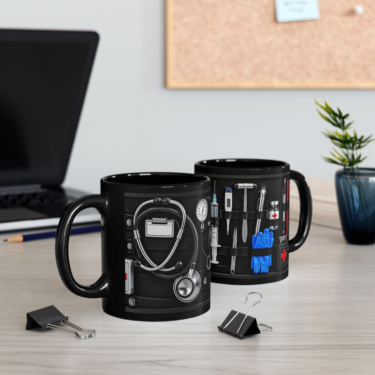 Medical Professional Black Mug