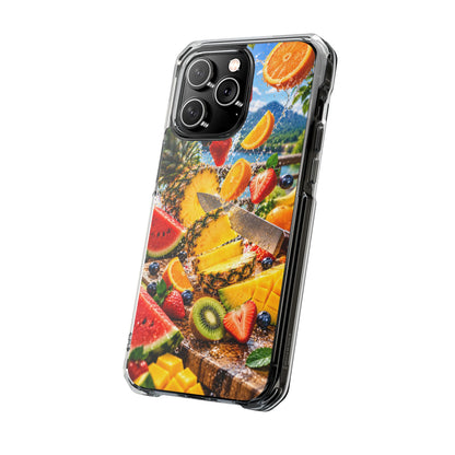 Tropical Fruit Splash | Cinematic Fresh Fruit MagSafe® Impact Case for iPhone 14, 15, 16 & 17