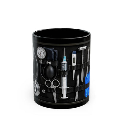Medical Professional Black Mug