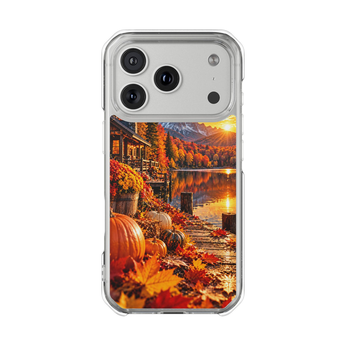Golden Autumn Paradise | Cinematic Fall Landscape MagSafe® Impact Case for iPhone 14, 15, 16 & 17