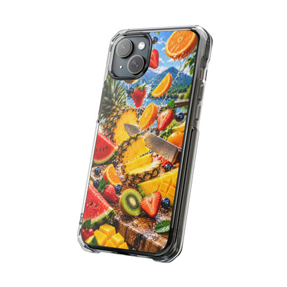 Tropical Fruit Splash | Cinematic Fresh Fruit MagSafe® Impact Case for iPhone 14, 15, 16 & 17