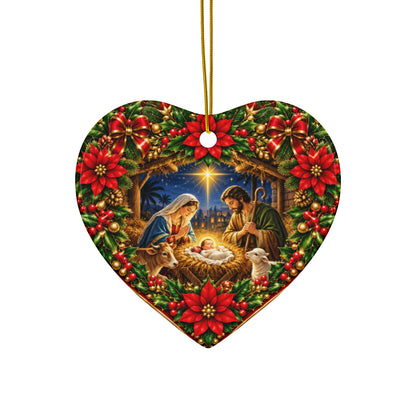 Nativity Scene Christmas Ornament