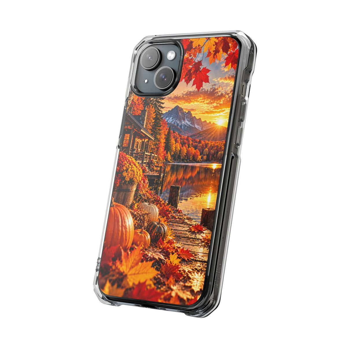 Golden Autumn Paradise | Cinematic Fall Landscape MagSafe® Impact Case for iPhone 14, 15, 16 & 17