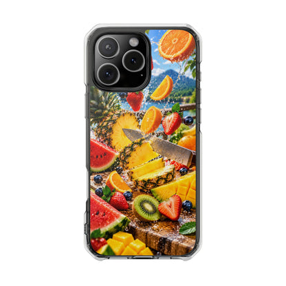 Tropical Fruit Splash | Cinematic Fresh Fruit MagSafe® Impact Case for iPhone 14, 15, 16 & 17