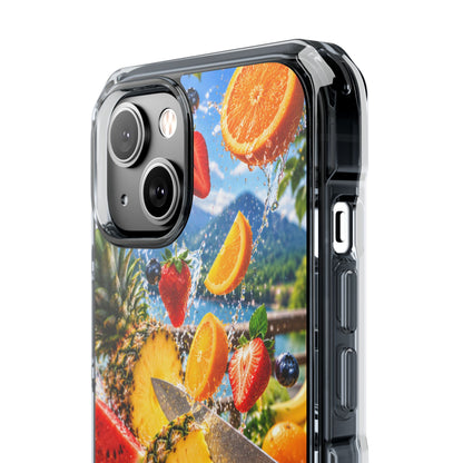 Tropical Fruit Splash | Cinematic Fresh Fruit MagSafe® Impact Case for iPhone 14, 15, 16 & 17