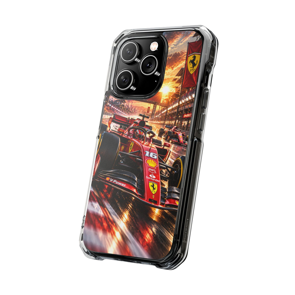 Ferrari F1 Racing Thunder | Cinematic Formula Racing MagSafe® Impact Case for iPhone 14, 15, 16 & 17
