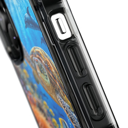 Ocean Paradise | Realistic Sea Turtle & Tropical Marine Life MagSafe® Impact Case for iPhone 14, 15, 16 & 17
