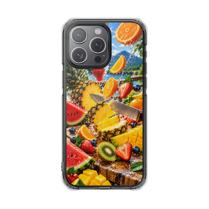 Tropical Fruit Splash | Cinematic Fresh Fruit MagSafe® Impact Case for iPhone 14, 15, 16 & 17