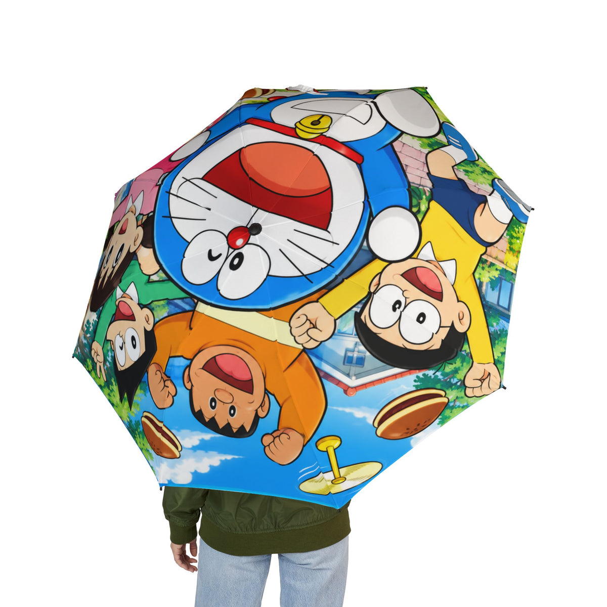 Anime Character Print Foldable Umbrella