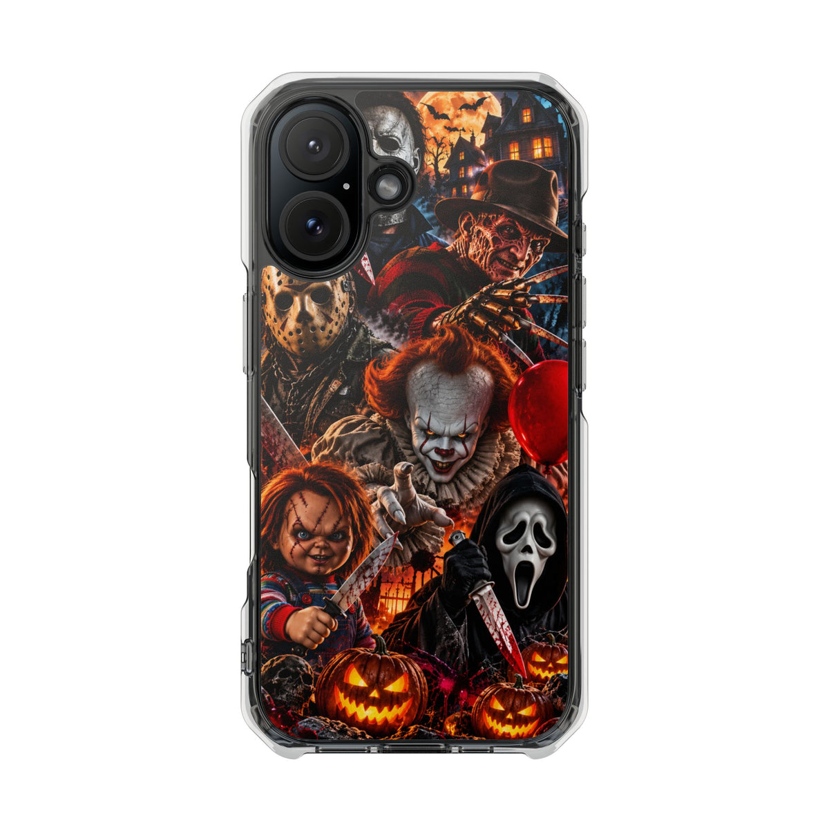 Night of Horror | Classic Slasher Halloween MagSafe® Impact Case for iPhone 14, 15, 16 & 17