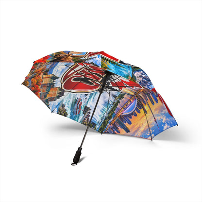 Canada Travel Collage Foldable Umbrella