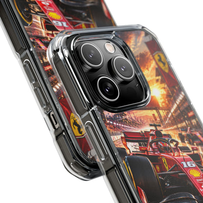 Ferrari F1 Racing Thunder | Cinematic Formula Racing MagSafe® Impact Case for iPhone 14, 15, 16 & 17