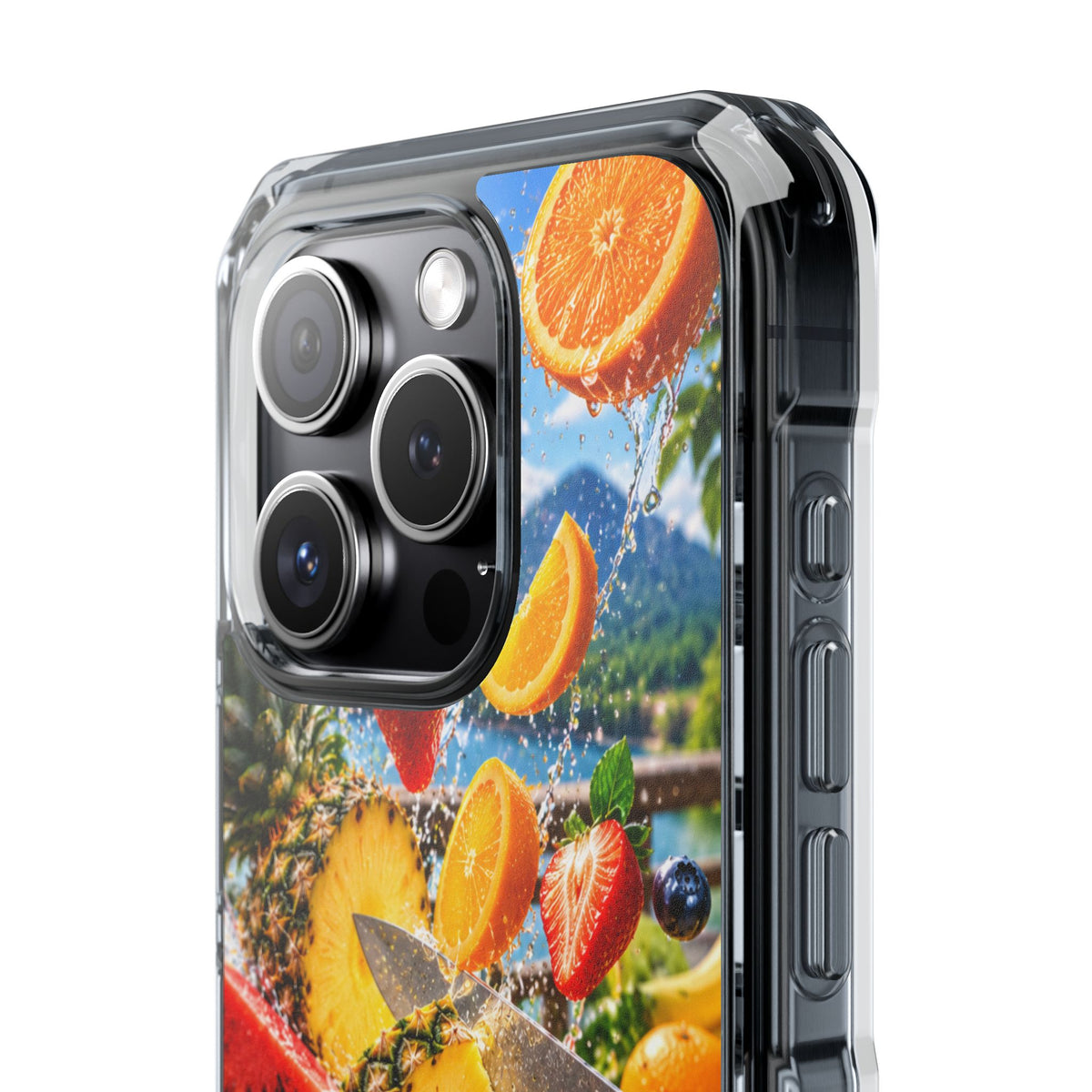 Tropical Fruit Splash | Cinematic Fresh Fruit MagSafe® Impact Case for iPhone 14, 15, 16 & 17