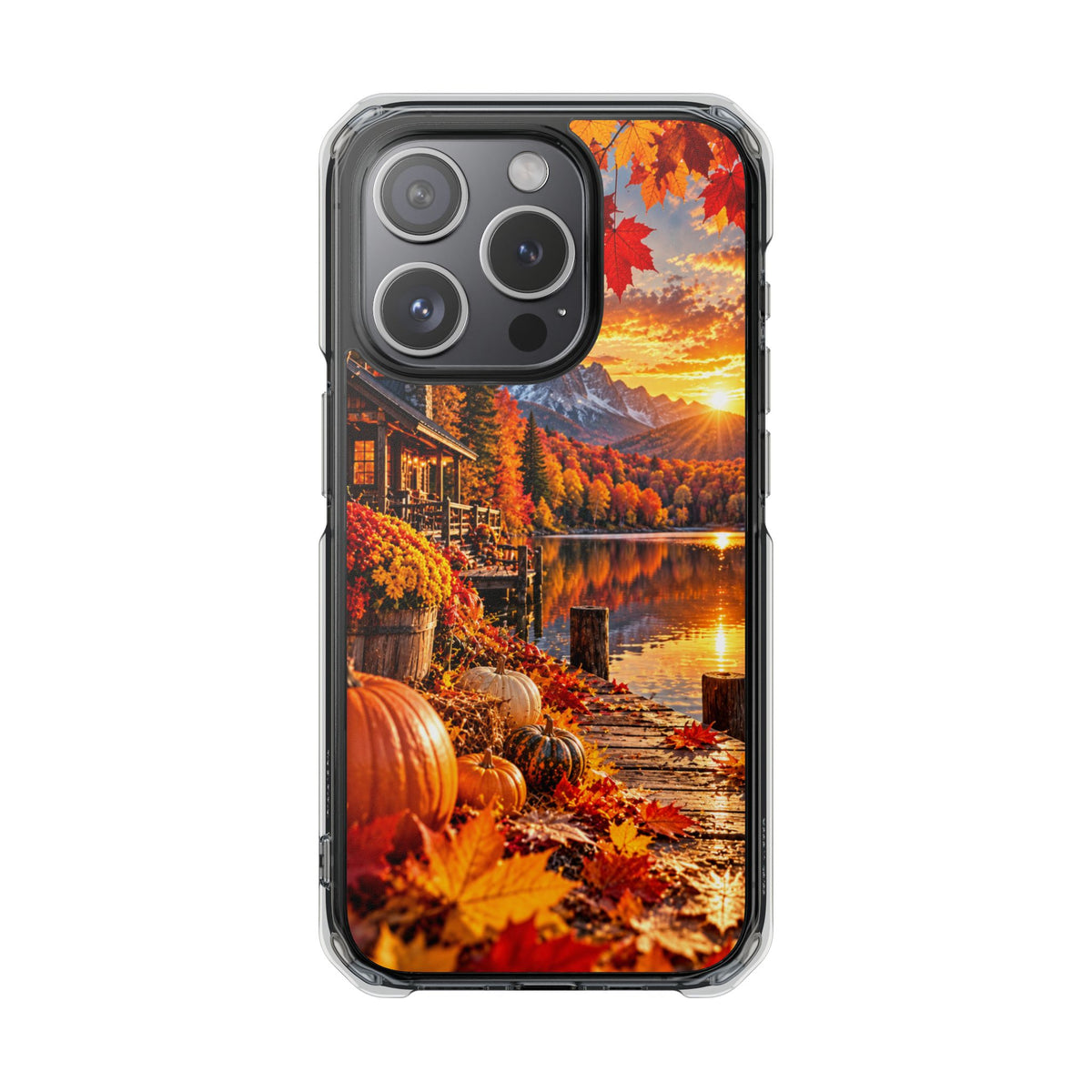 Golden Autumn Paradise | Cinematic Fall Landscape MagSafe® Impact Case for iPhone 14, 15, 16 & 17