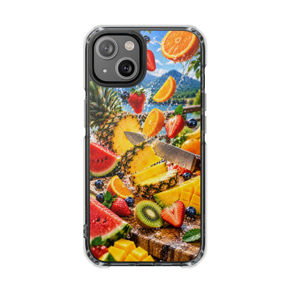 Tropical Fruit Splash | Cinematic Fresh Fruit MagSafe® Impact Case for iPhone 14, 15, 16 & 17