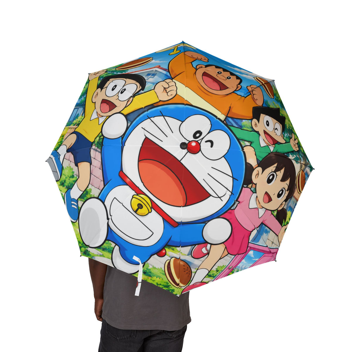 Anime Character Print Foldable Umbrella