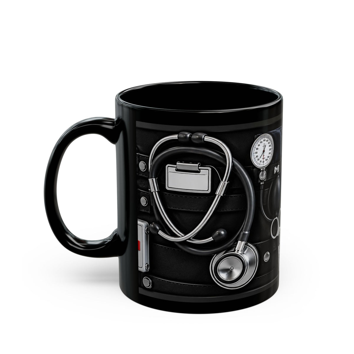 Medical Professional Black Mug