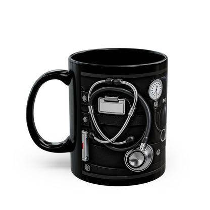 Medical Professional Black Mug