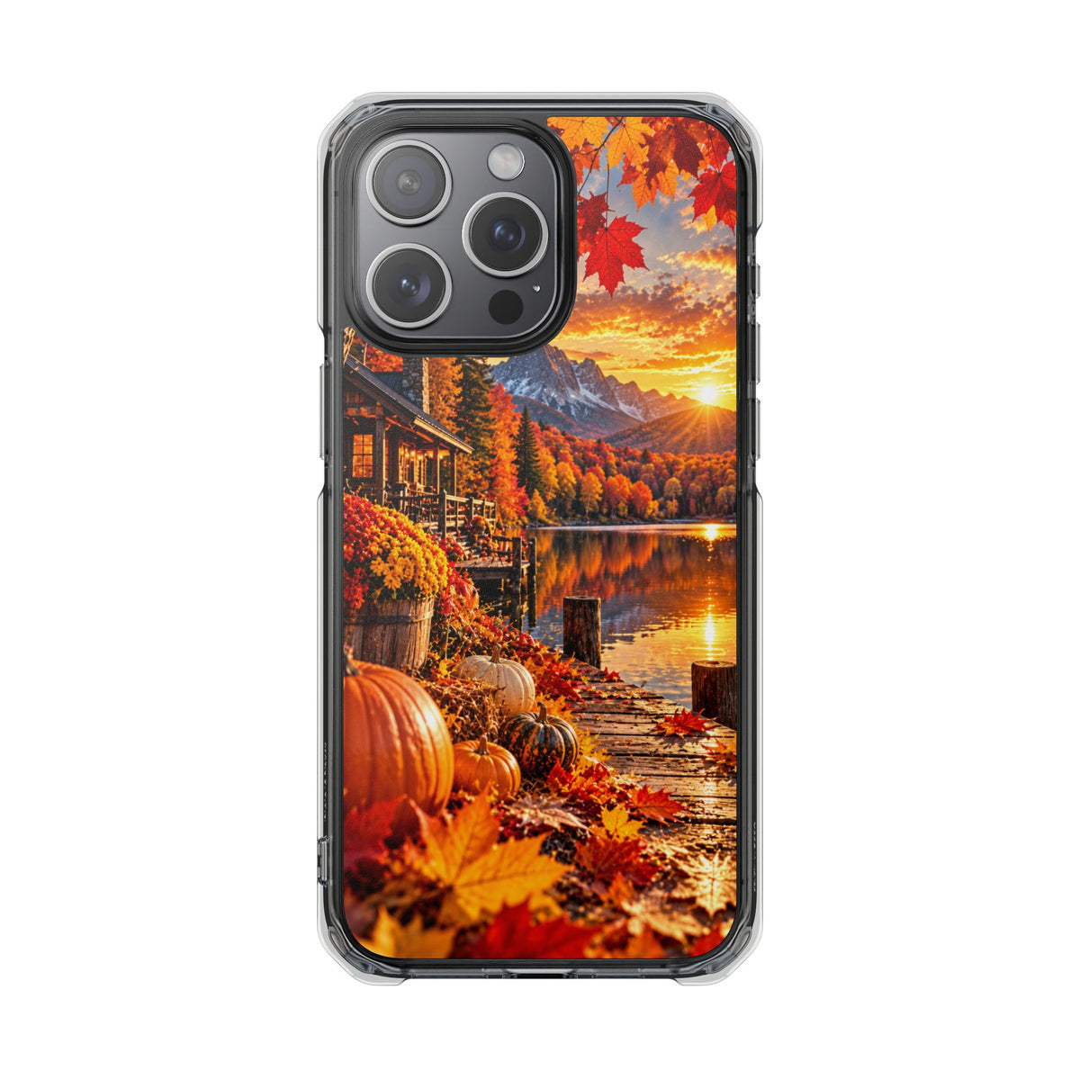 Golden Autumn Paradise | Cinematic Fall Landscape MagSafe® Impact Case for iPhone 14, 15, 16 & 17