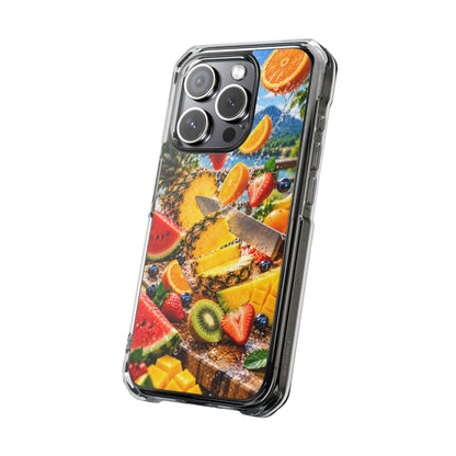 Tropical Fruit Splash | Cinematic Fresh Fruit MagSafe® Impact Case for iPhone 14, 15, 16 & 17