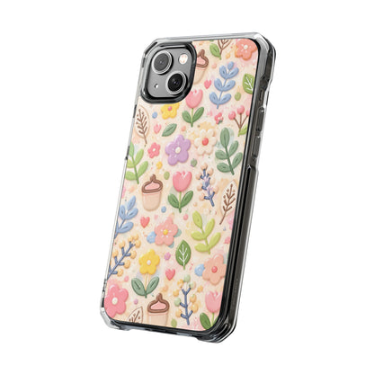 Pastel Garden Bliss | Cute 3D Floral MagSafe® Impact Case for iPhone 14, 15, 16 & 17