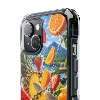 Tropical Fruit Splash | Cinematic Fresh Fruit MagSafe® Impact Case for iPhone 14, 15, 16 & 17