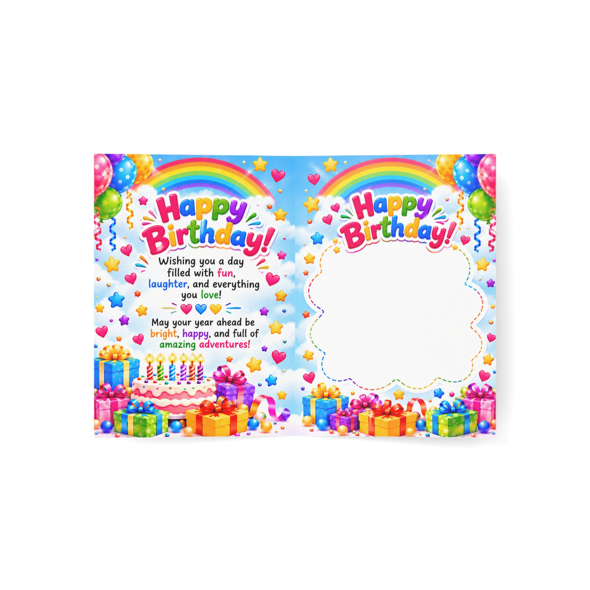 Happy Birthday Animal Friends Greeting Card