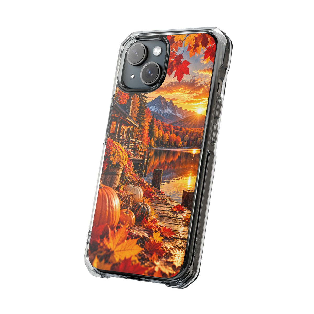 Golden Autumn Paradise | Cinematic Fall Landscape MagSafe® Impact Case for iPhone 14, 15, 16 & 17