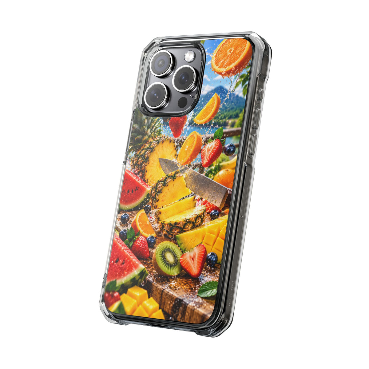 Tropical Fruit Splash | Cinematic Fresh Fruit MagSafe® Impact Case for iPhone 14, 15, 16 & 17