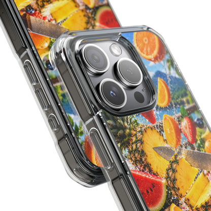 Tropical Fruit Splash | Cinematic Fresh Fruit MagSafe® Impact Case for iPhone 14, 15, 16 & 17