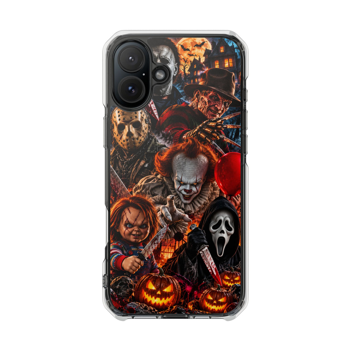 Night of Horror | Classic Slasher Halloween MagSafe® Impact Case for iPhone 14, 15, 16 & 17