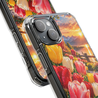 Enchanted Tulip Paradise | Cinematic Spring Floral MagSafe® Impact Case for iPhone 14, 15, 16 & 17