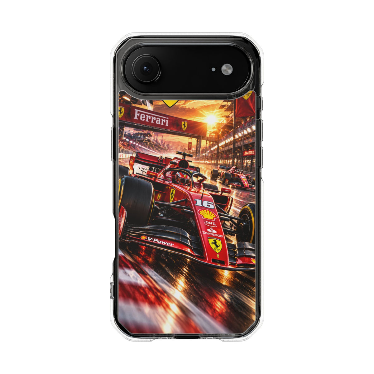 Ferrari F1 Racing Thunder | Cinematic Formula Racing MagSafe® Impact Case for iPhone 14, 15, 16 & 17