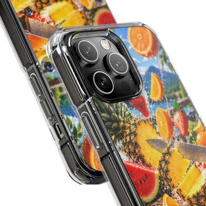 Tropical Fruit Splash | Cinematic Fresh Fruit MagSafe® Impact Case for iPhone 14, 15, 16 & 17