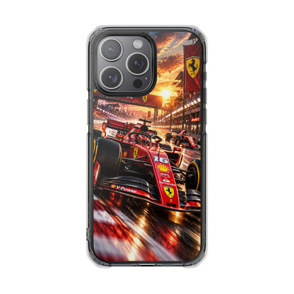 Ferrari F1 Racing Thunder | Cinematic Formula Racing MagSafe® Impact Case for iPhone 14, 15, 16 & 17