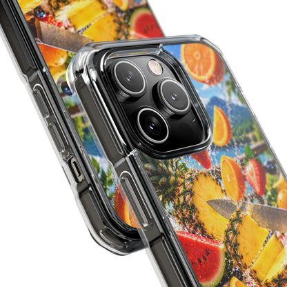Tropical Fruit Splash | Cinematic Fresh Fruit MagSafe® Impact Case for iPhone 14, 15, 16 & 17