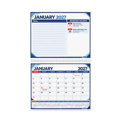 2027 Wall Calendar with Monthly Planner and Important Holidays