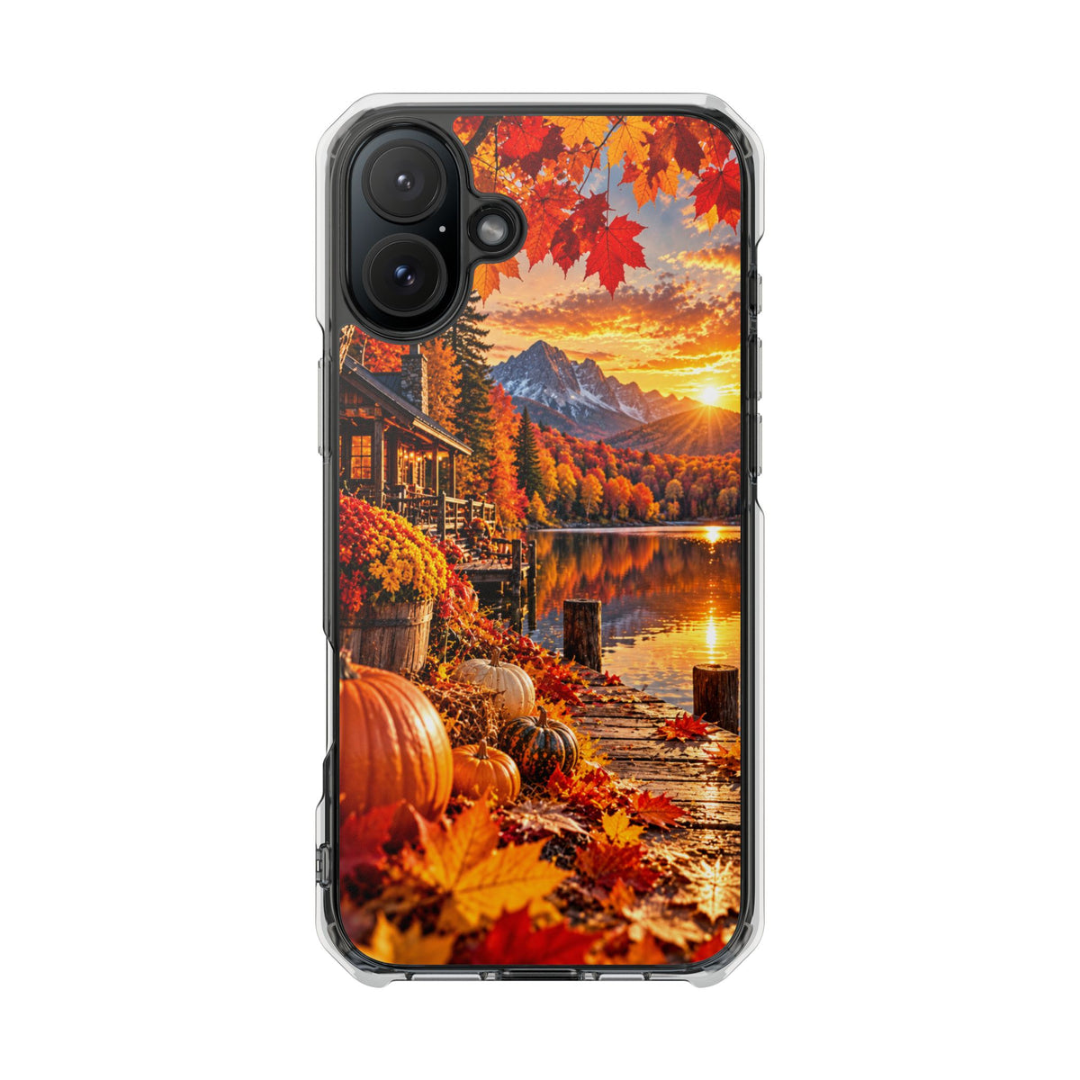 Golden Autumn Paradise | Cinematic Fall Landscape MagSafe® Impact Case for iPhone 14, 15, 16 & 17