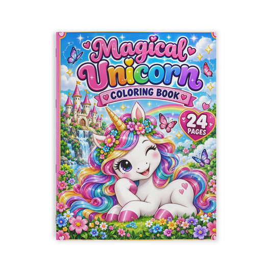 Magical Unicorn Coloring Book Fantasy Activity Book for Kids