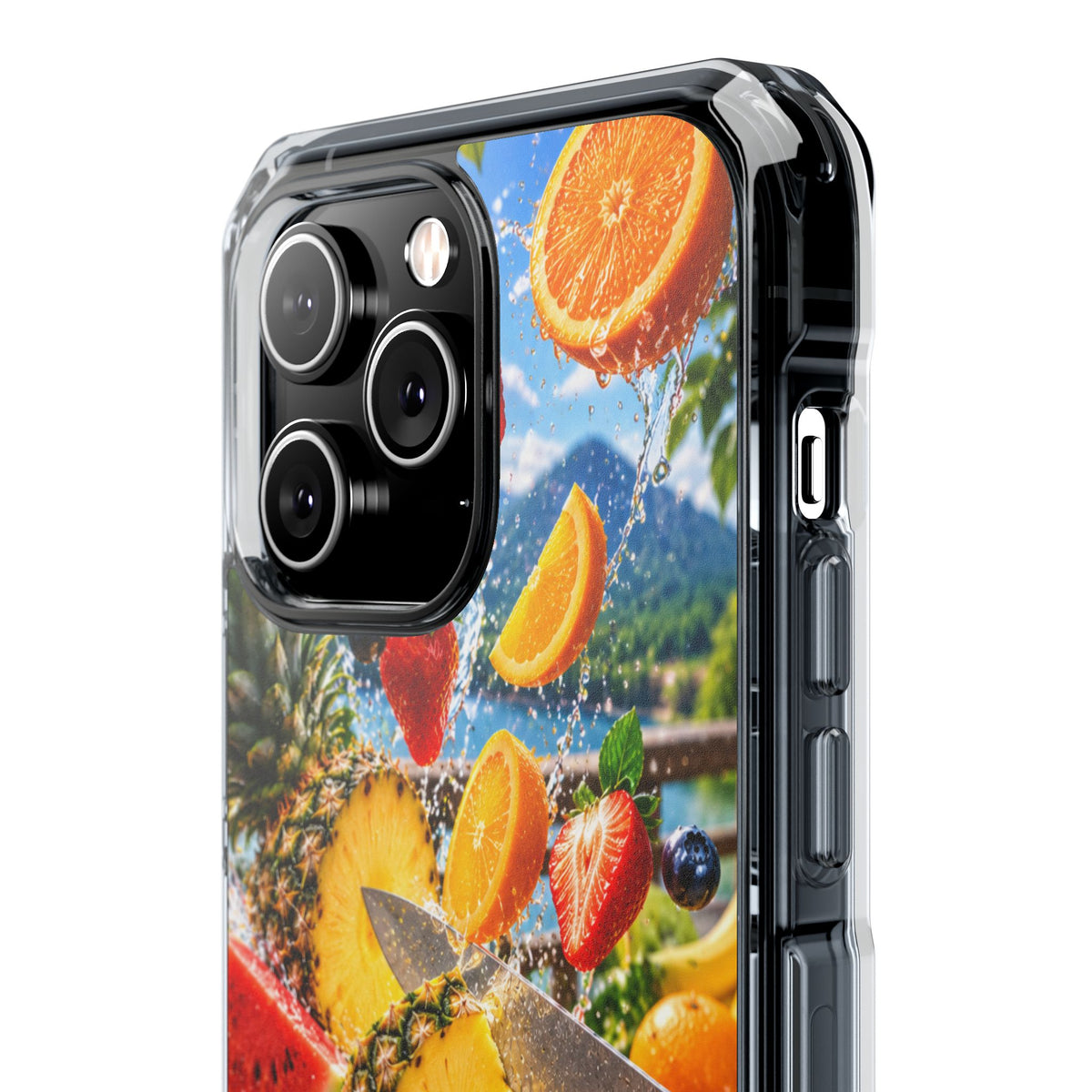 Tropical Fruit Splash | Cinematic Fresh Fruit MagSafe® Impact Case for iPhone 14, 15, 16 & 17