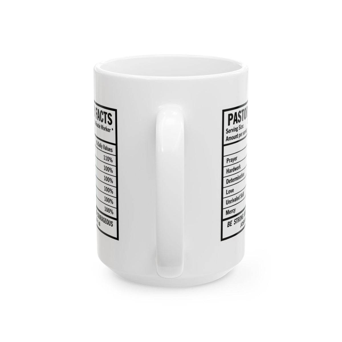 Pastor Warning Label Ceramic Mug