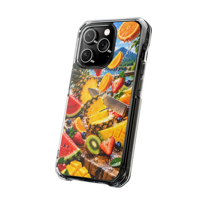 Tropical Fruit Splash | Cinematic Fresh Fruit MagSafe® Impact Case for iPhone 14, 15, 16 & 17