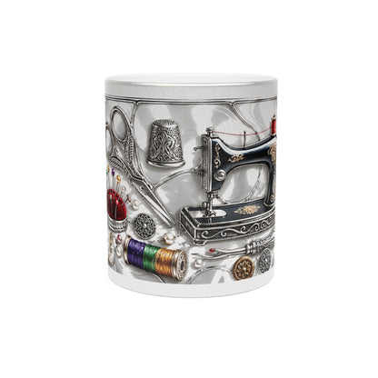 Sewing and Quilting Supplies Metallic Mug