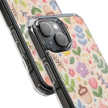 Pastel Garden Bliss | Cute 3D Floral MagSafe® Impact Case for iPhone 14, 15, 16 & 17