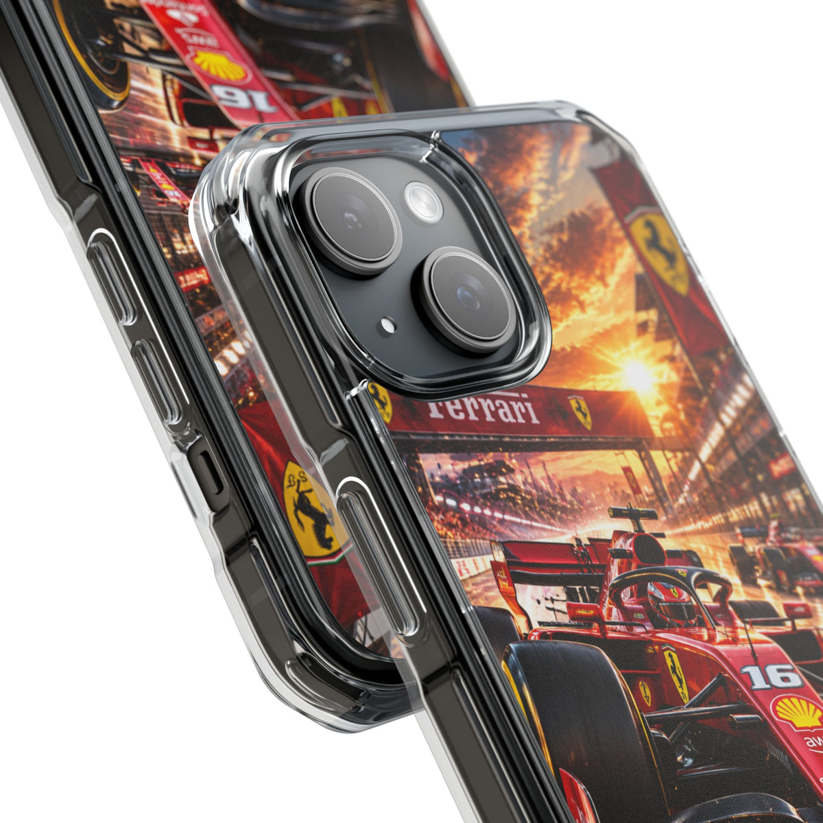 Ferrari F1 Racing Thunder | Cinematic Formula Racing MagSafe® Impact Case for iPhone 14, 15, 16 & 17