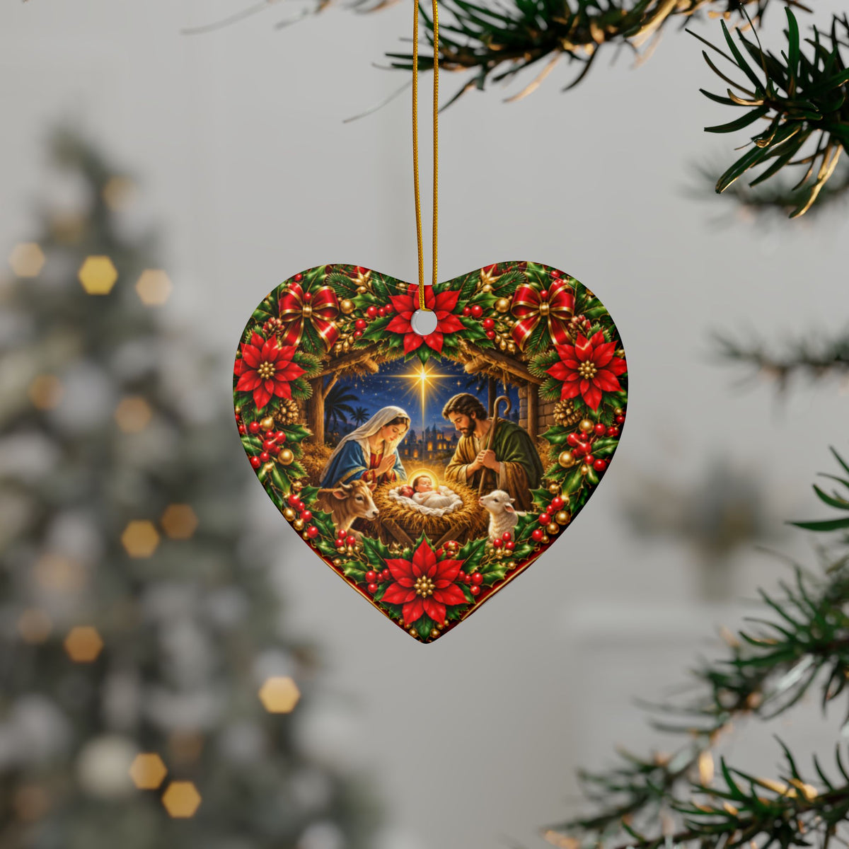 Nativity Scene Christmas Ornament