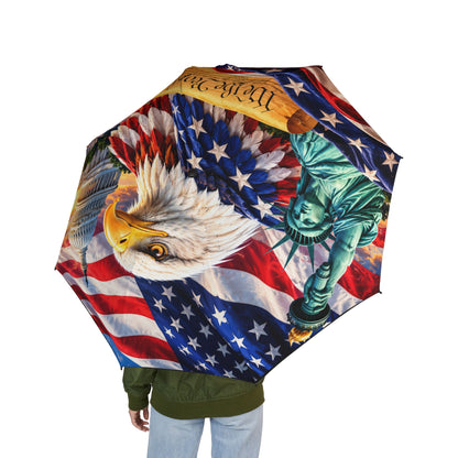 Patriotic Eagle & Statue of Liberty Foldable Umbrella